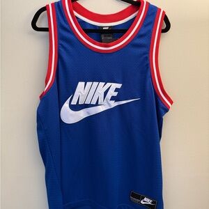 Nike Royal Blue Mesh Basketball Jersey